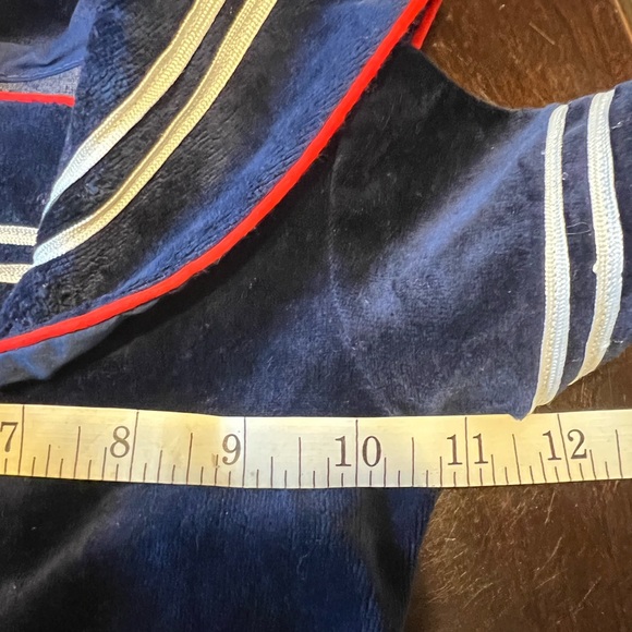 Petit Jardin Size Large Vintage Velvet Sailor Shorts 
Luxe Navy Blue Velour - Picture 11 of 15